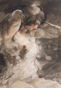 Jeune Femme Assise En Deshabille Jeune Femme Assise En Deshabille