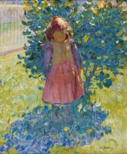 Jeune Fille Dans Le Jardin Jeune Fille Dans Le Jardin