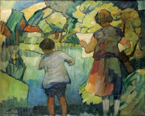 Le Petit Pecheur Et Sa Maman - view 1