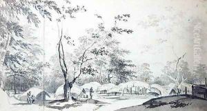 A View of a Hill Village in the District of Baugelepoor Bhagalpur by William Hodges