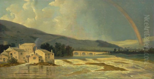Otley Bridge on the River Wharfe - view 1