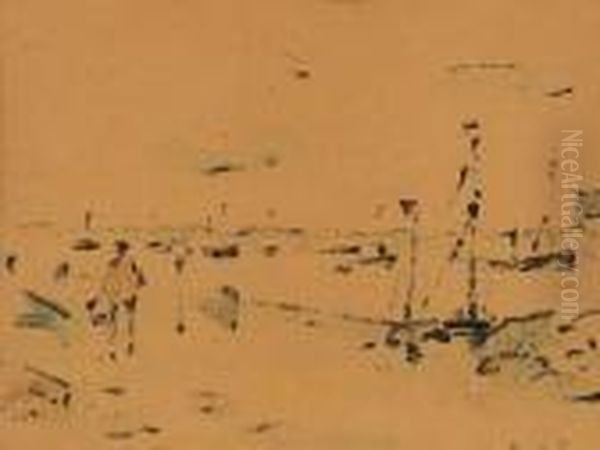 Boats In The Harbor - view 1