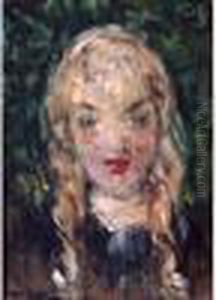 Portrait D'une Blonde by Abel Bertram