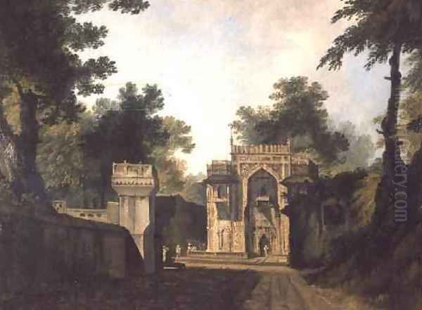 Entrance Gateway to a Mosque at Chunagarh - view 1