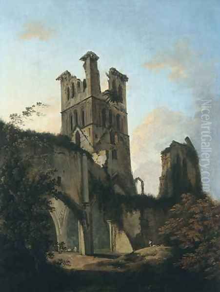 Ruins of Llanthony Abbey - view 1