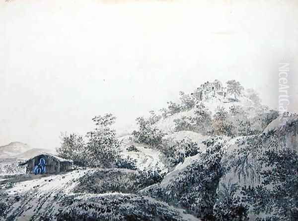 The Pass of Sicri Gully Sakrigali from Bengal Entering in the Province of Bahar - view 1