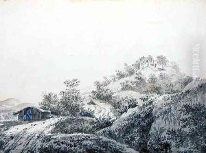 The Pass of Sicri Gully Sakrigali from Bengal Entering in the Province of Bahar by William Hodges