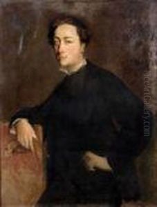 Portrait Du Sculpteur Alfred Lenoir