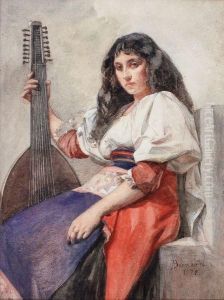 Jeune Musicienne Italienne