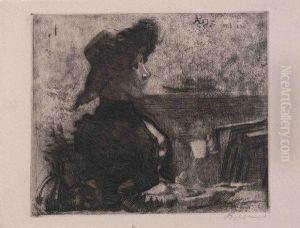 La Tasse De The by Paul Albert Besnard