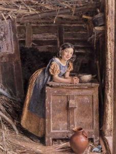 A Rustic Beauty by William Henry Hunt