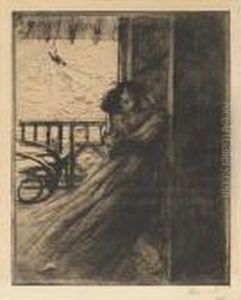 L'amour. by Paul Albert Besnard