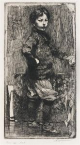 Le Bi A Villerville (robert Besnard) - R by Paul Albert Besnard