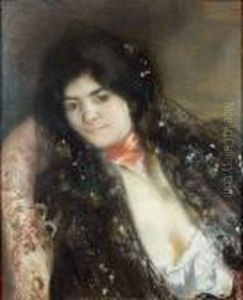 Femme A La Mantille