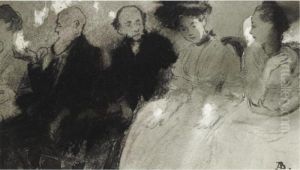 Les Elegants by Paul Albert Besnard