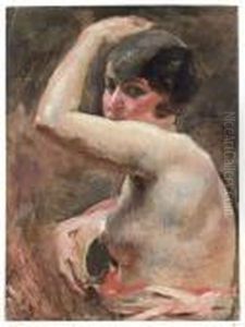 Portrait De Femme En Buste by Paul Albert Besnard