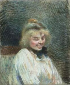 Portrait De Femme by Paul Albert Besnard