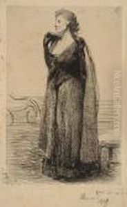 La Dame En Noir by Paul Albert Besnard
