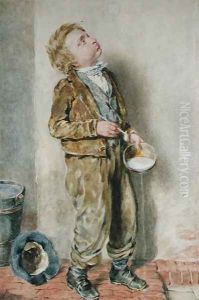 Blowing Bubbles by William Henry Hunt