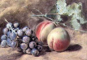 Grapes and Peaches by William Henry Hunt