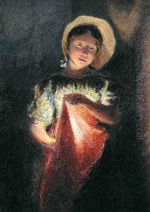 Girl in Candlelight by William Henry Hunt
