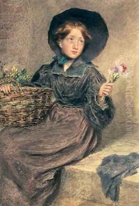 The Flower Girl by William Henry Hunt