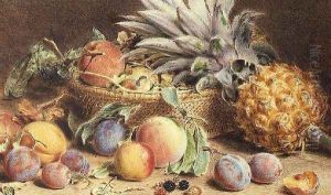 Still Life with fruit by William Henry Hunt