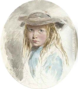 Study of a young girl by William Henry Hunt