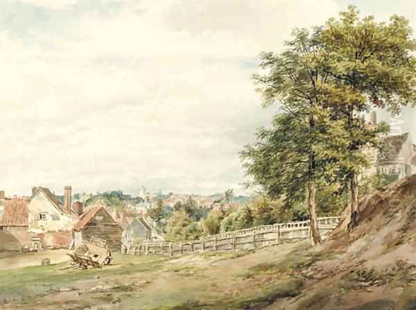 A field on the outskirts of Bushey, Hertfordshire - view 1