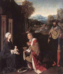 Adoration of the Magi by Master of Hoogstraeten