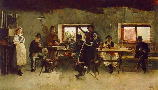 Carousing in the Tavern 1888 - view 1