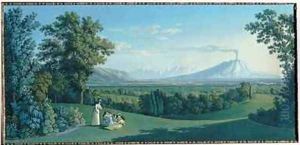 The English Garden of Caserta by Jakob Philippe Hackert