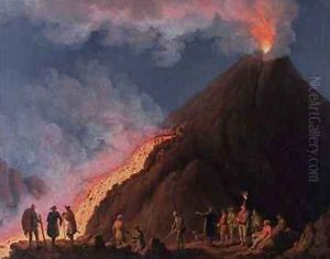 The Eruption of Mount Vesuvius in 1774 by Jakob Philippe Hackert