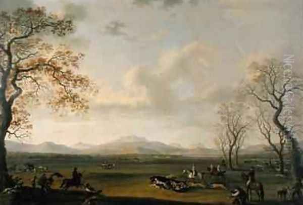 Ferdinand IV 1751-1825 King of Naples Ferdinand I King of the Two Sicilies Hunting Boar at Carditello - view 1