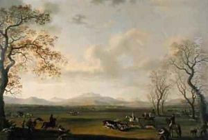 Ferdinand IV 1751-1825 King of Naples Ferdinand I King of the Two Sicilies Hunting Boar at Carditello
