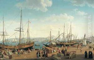 View of the Port of Messina from the Palazzo del Senato