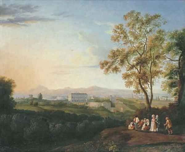 A view of the Villa Albani, Rome - view 1