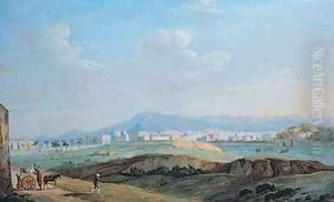 View of the City of Palermo from the piano della Consolazione by Jakob Philippe Hackert