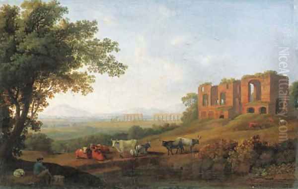 A view of the Roman Campagna by the Appian Way - view 1