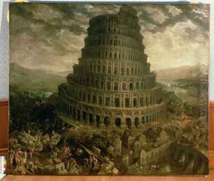 The Tower of Babel by Tobias van Haecht (see Verhaecht)