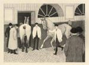 The Horse Mart by Robert Polhill Bevan