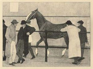 Horse Dealers by Robert Polhill Bevan