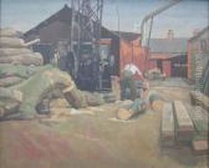 The Timber Yard by Robert Polhill Bevan