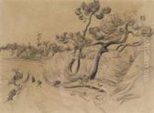 Bretonnes Sur Le Chemin by Robert Polhill Bevan