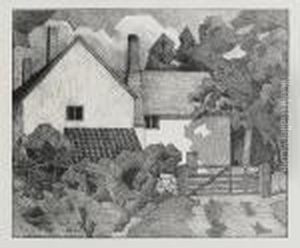 Harts Farm, Clayhiddon by Robert Polhill Bevan