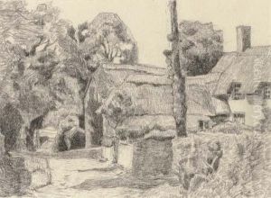 A Devon Farm by Robert Polhill Bevan