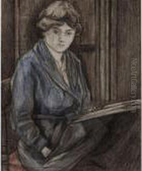Drawing For The Student (the Artist's Daughter) - view 1