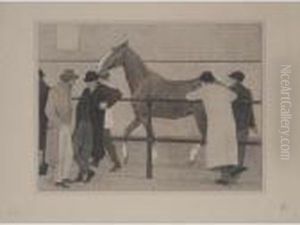 Horse Dealers; A London Church;
Crocks (dry 33; 38 And 39) by Robert Polhill Bevan