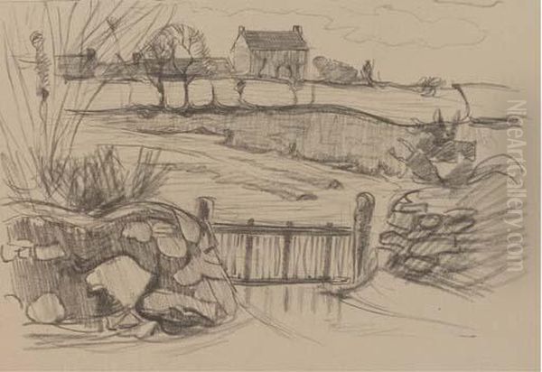 Gate To The Farmhouse - view 1