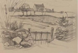 Gate To The Farmhouse by Robert Polhill Bevan
